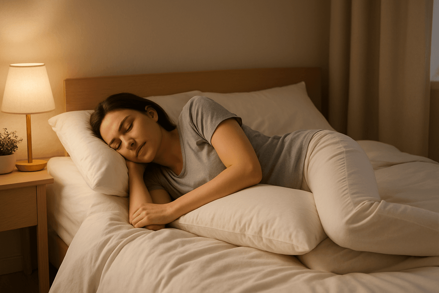 Illustration for Best Sleeping Position for Posture: What Actually Matters