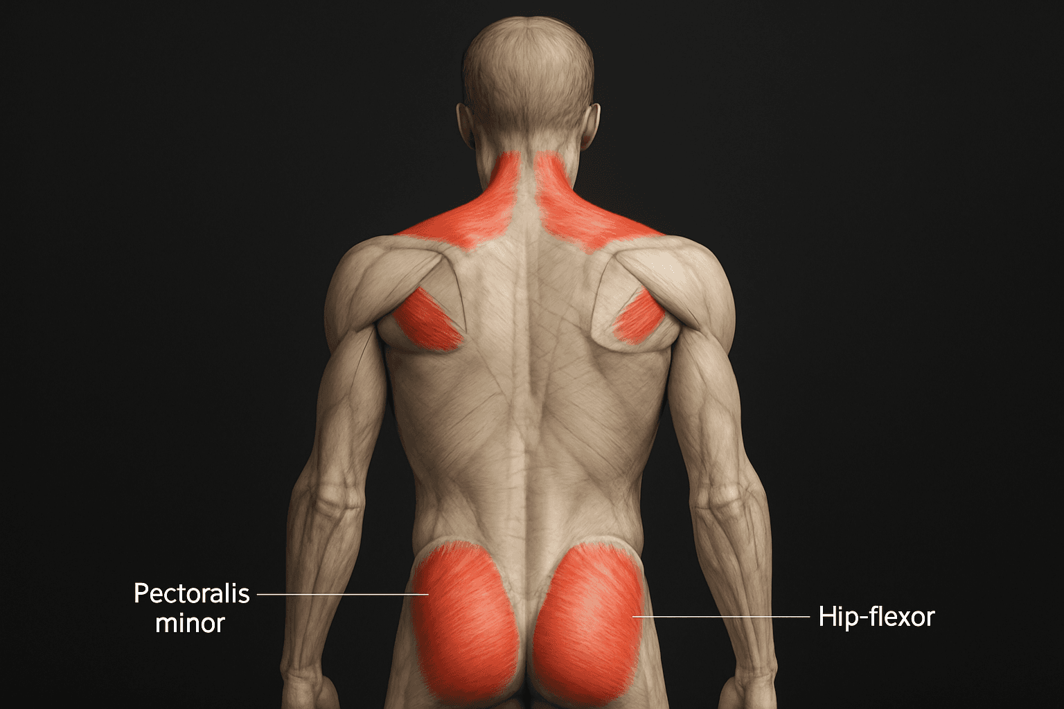 The four muscle groups that pull you into a slouch