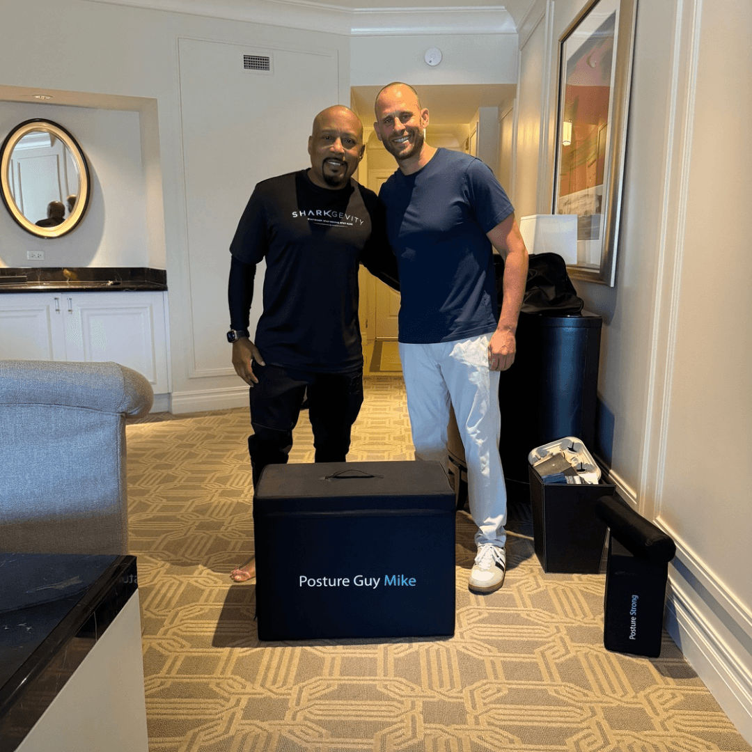 Mike Boshnack with Daymond John from Shark Tank