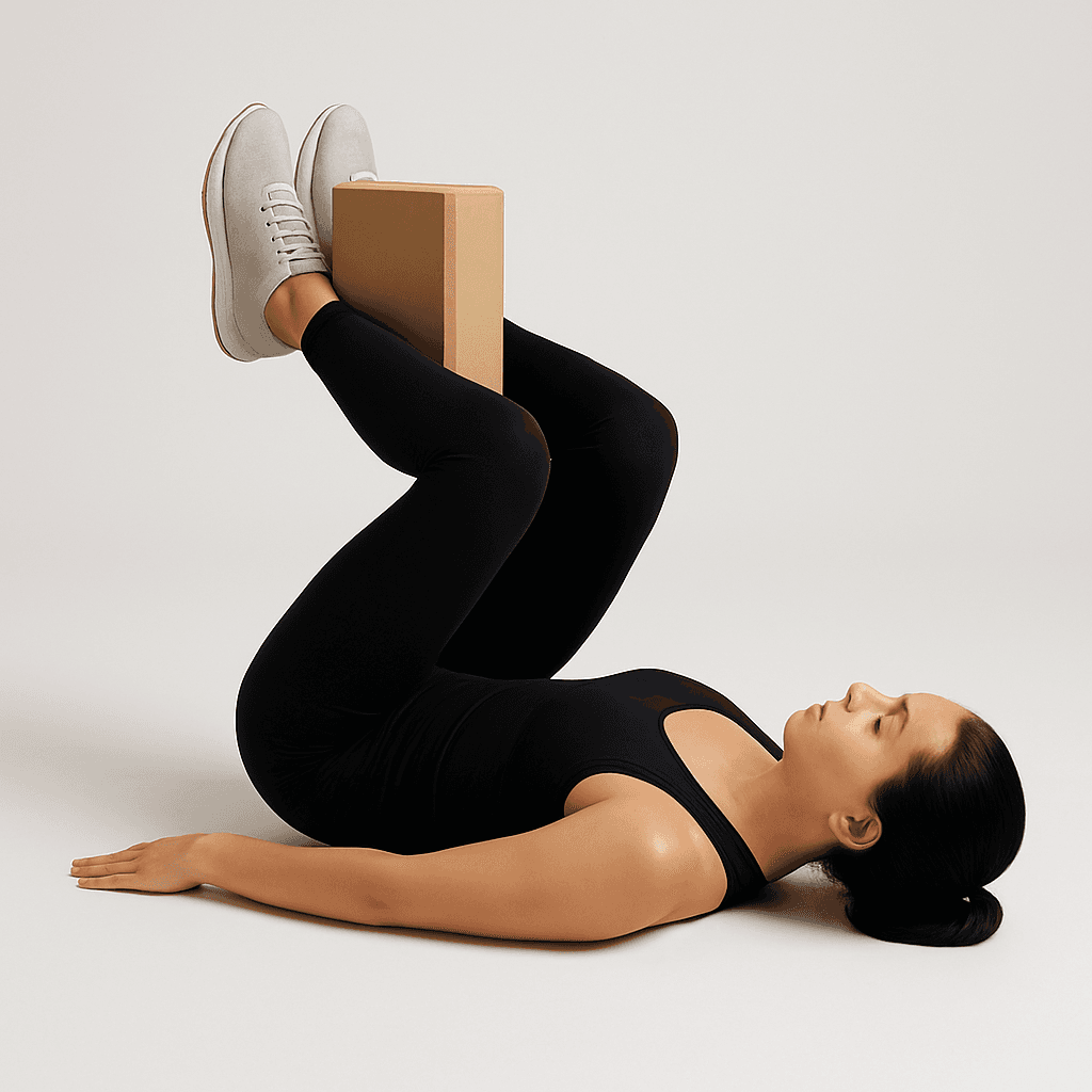 Legs Elevated Block Squeezes
