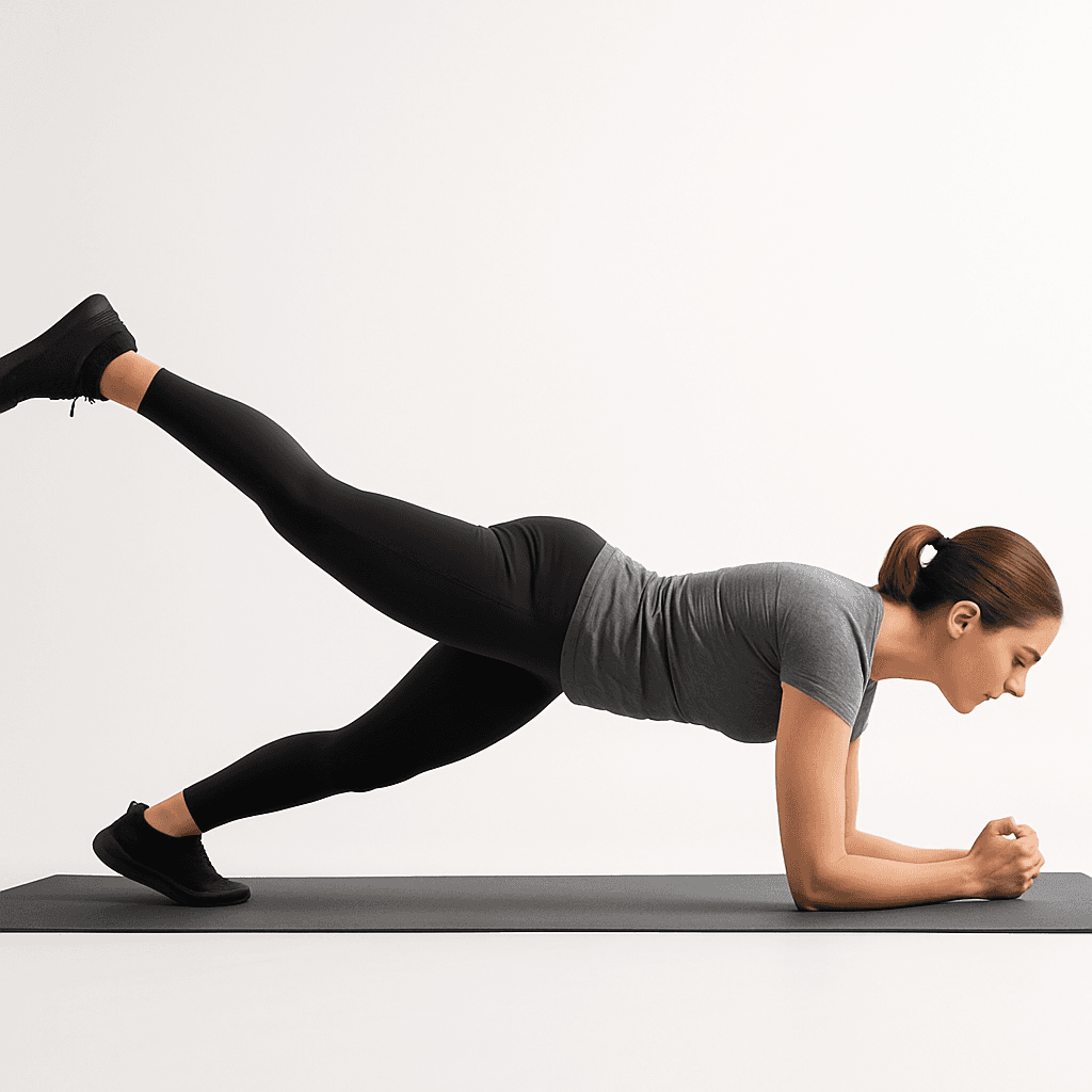 Plank with Hip Extension