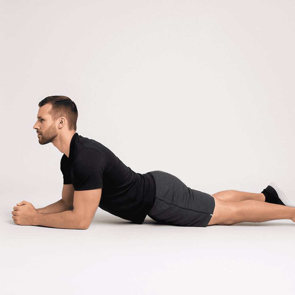Static Extension Position (Prone on Elbows)
